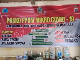 TIM PPKM BESERTA PEMERINTAHAN KALURAHAN NGALANG GAUNGAKAN GERAKAN 5M,APA ITU 5M?